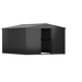 Fornorth Garden Shed 11m2, black