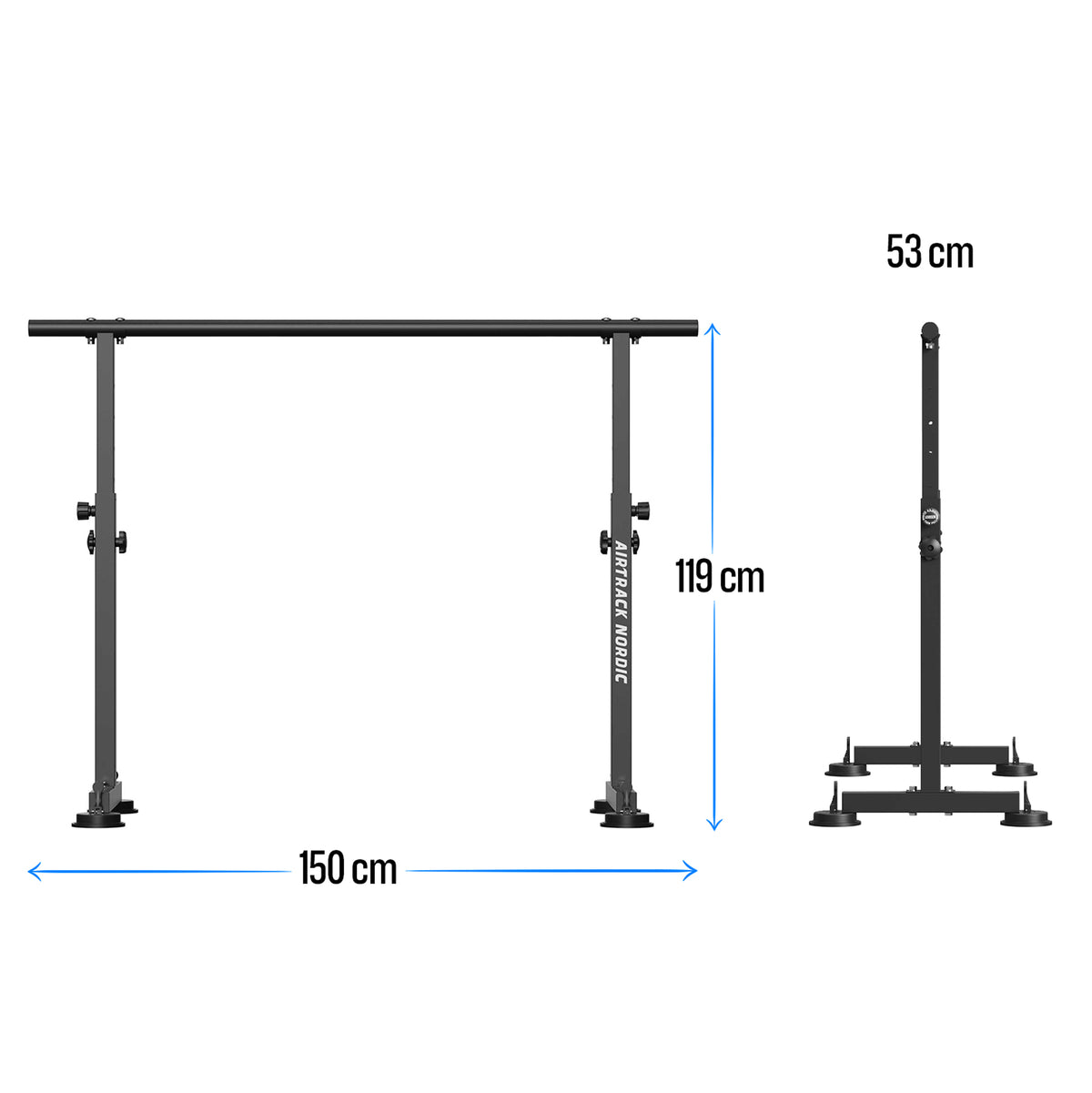 
              Airtrack Nordic Balettitanko 150x53x119cm