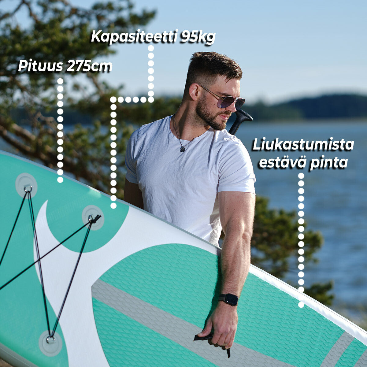 
              Deep Sea 2 x SUP-lautasetti Standard 275cm
