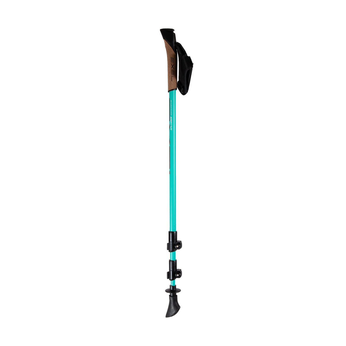 
              Exel Nordic Trainer Oeb Qr Verstelbare Nordic Walking-stok, Cyaan, 100-135cm