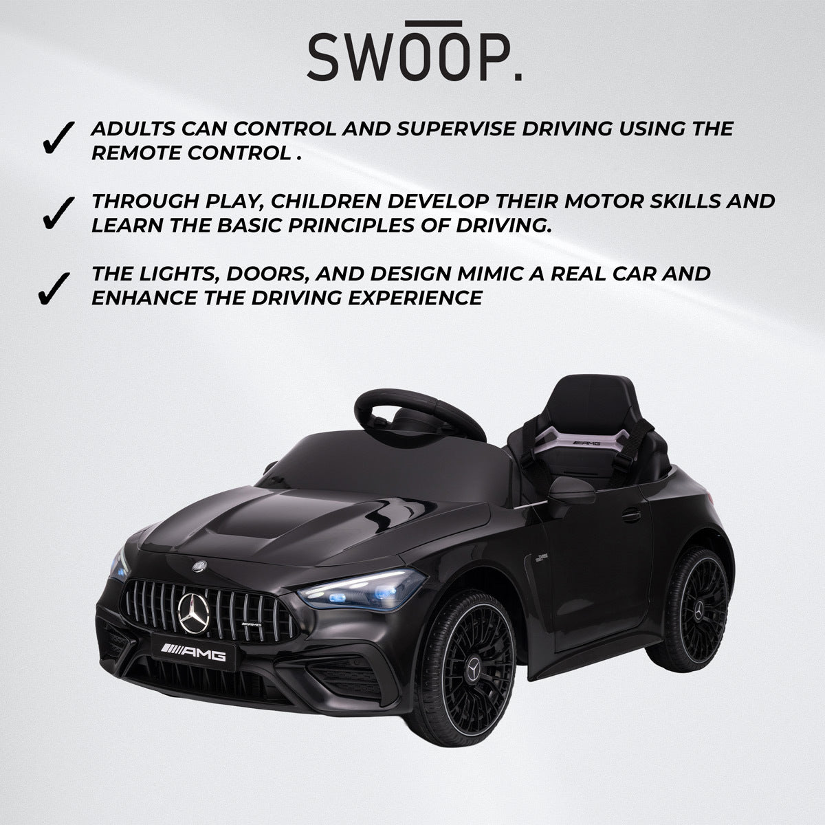 
              Swoop Ride On Car Mercedes-Benz AMG