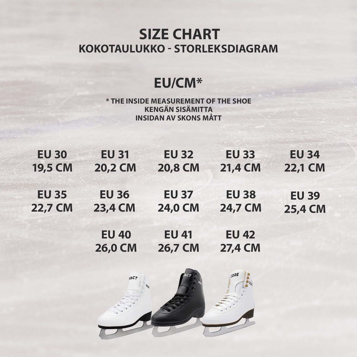 
              React Patins à glace, noir