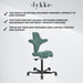Lykke Ergonomisk Kontorstol Comfort, Grøn