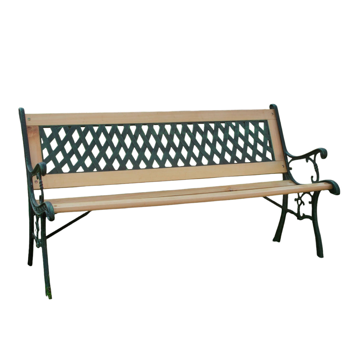 
              Lykke Garden Bench Vikholm 122x54x73 cm