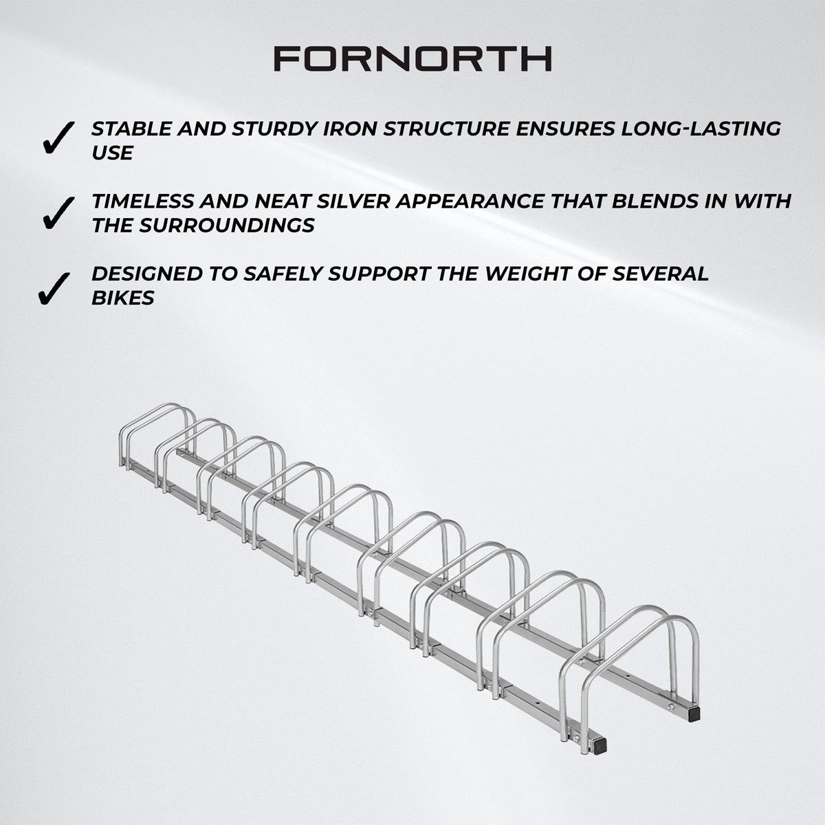 
              Fornorth Bike Rack, 9-Place