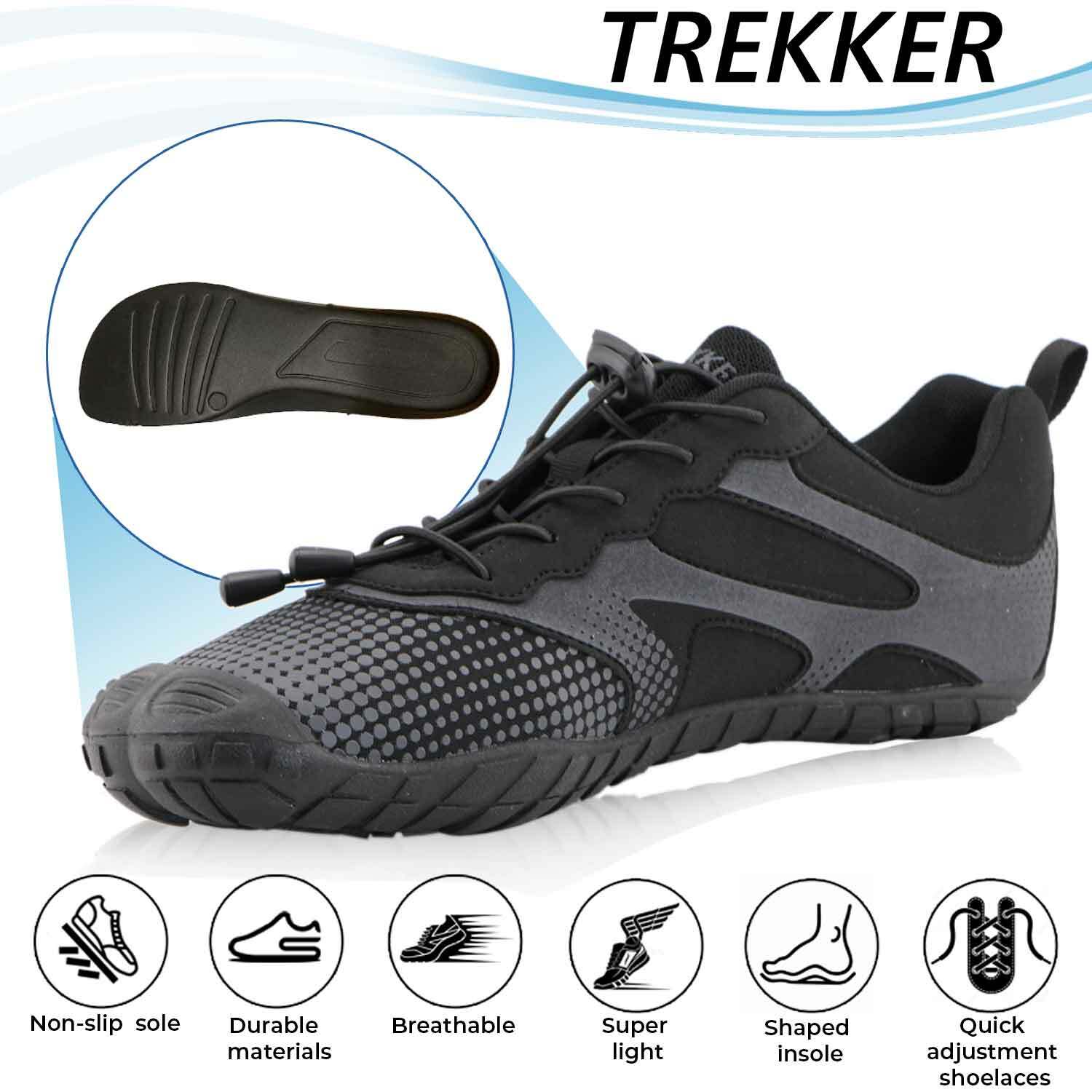 Trekker Barefootschoenen, maten 36-45