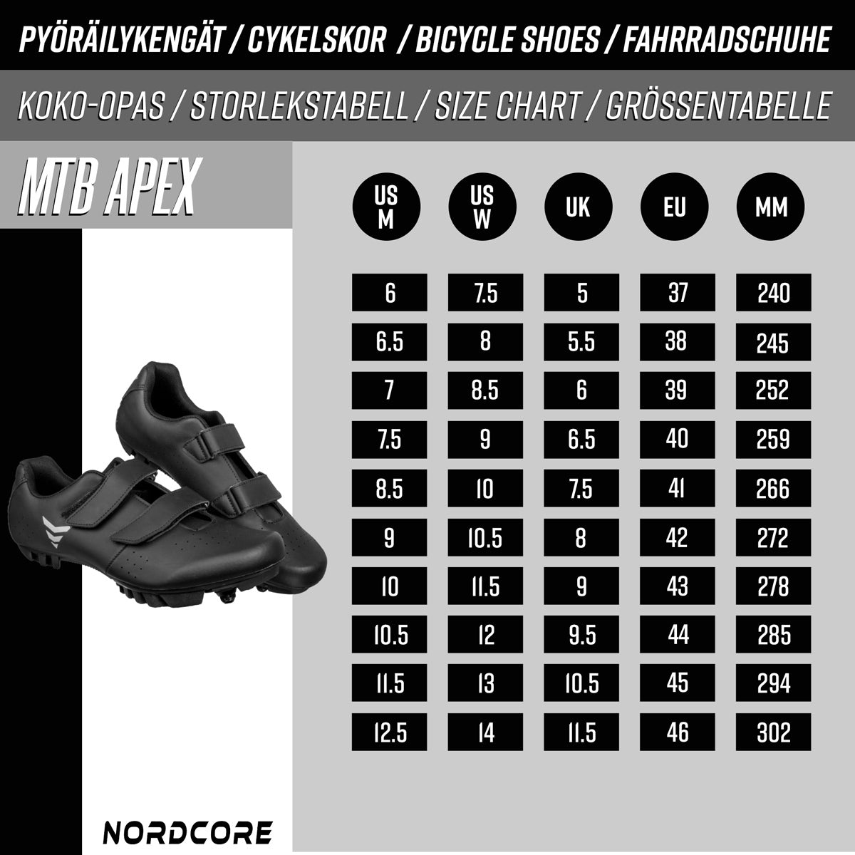 
              Core Cycling Shoes MTB Apex