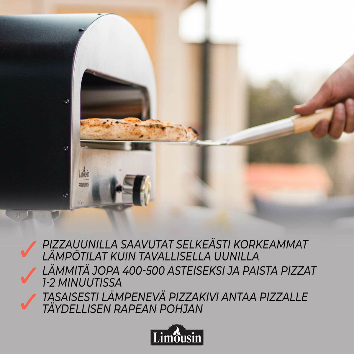 
              Limousin Pizzauuni Premium 16&quot;