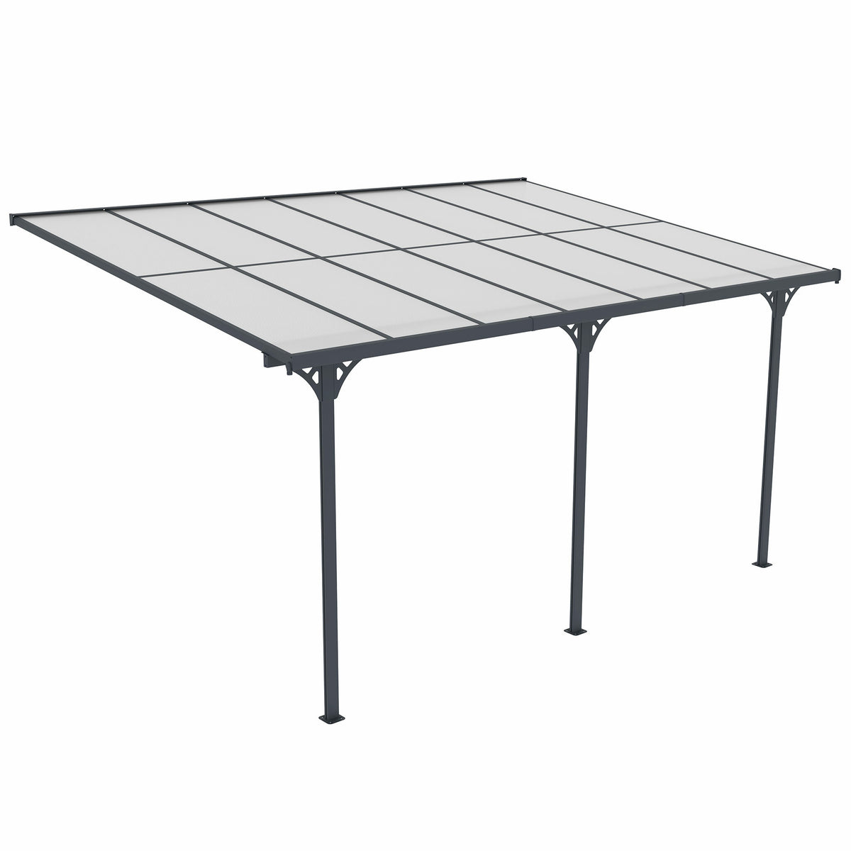 
              Fornorth Patio Cover 435x300x225-270cm