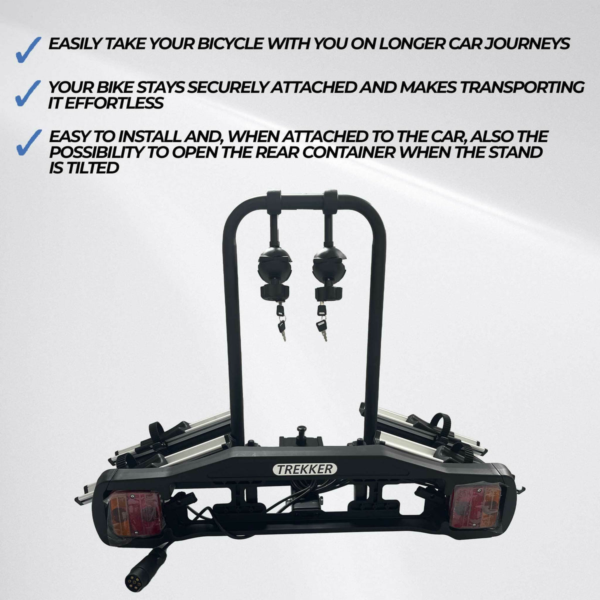 
              Trekker Portabicicletas para coche, 2 bicicletas R200