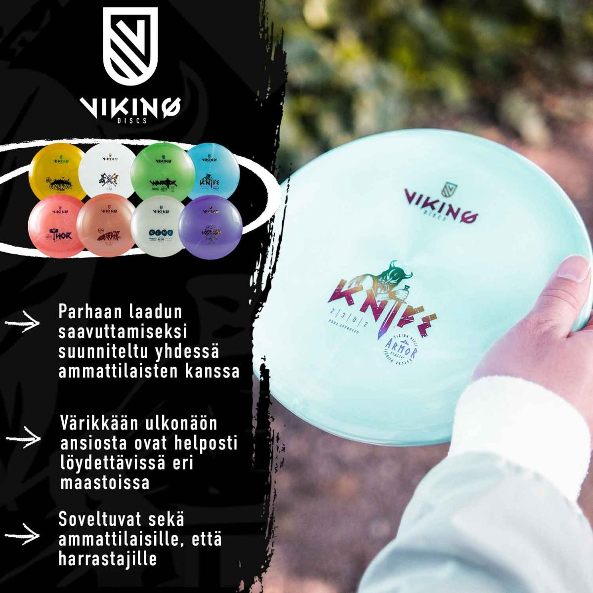 
              Viking Discs Armor Set, 8 kiekon setti