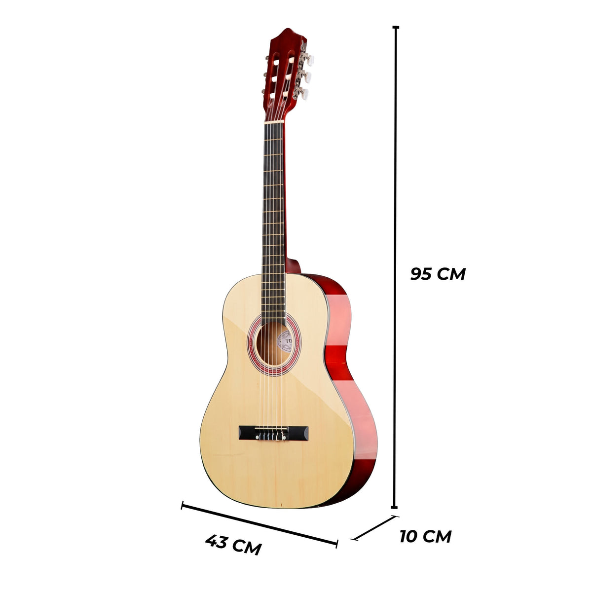 
              Lykke akoestische gitaar Classic, maat 3/4, 36"