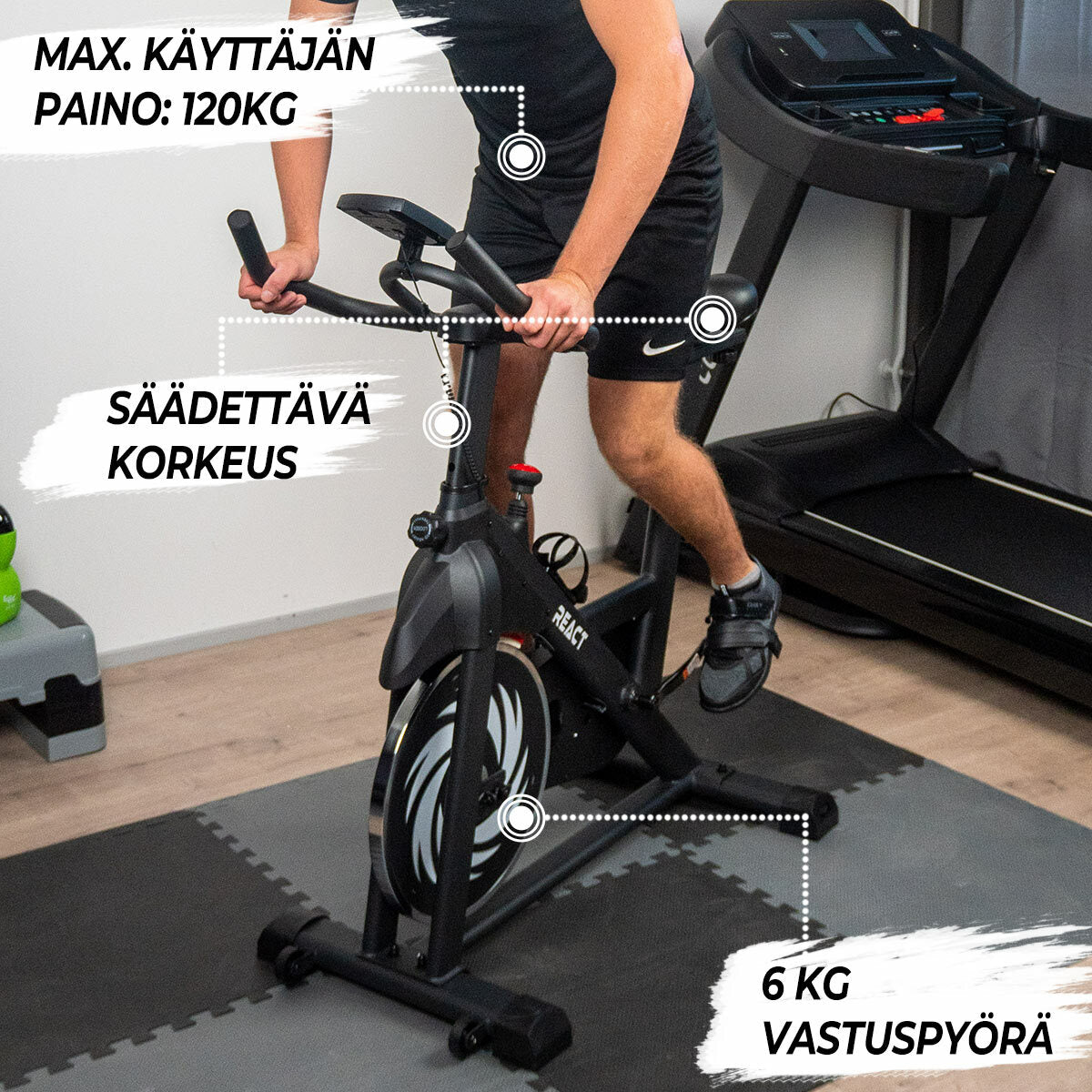 
              React Spinningpyörä 600