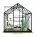 Lykke Kasvihuone Glass 6,2m2, musta