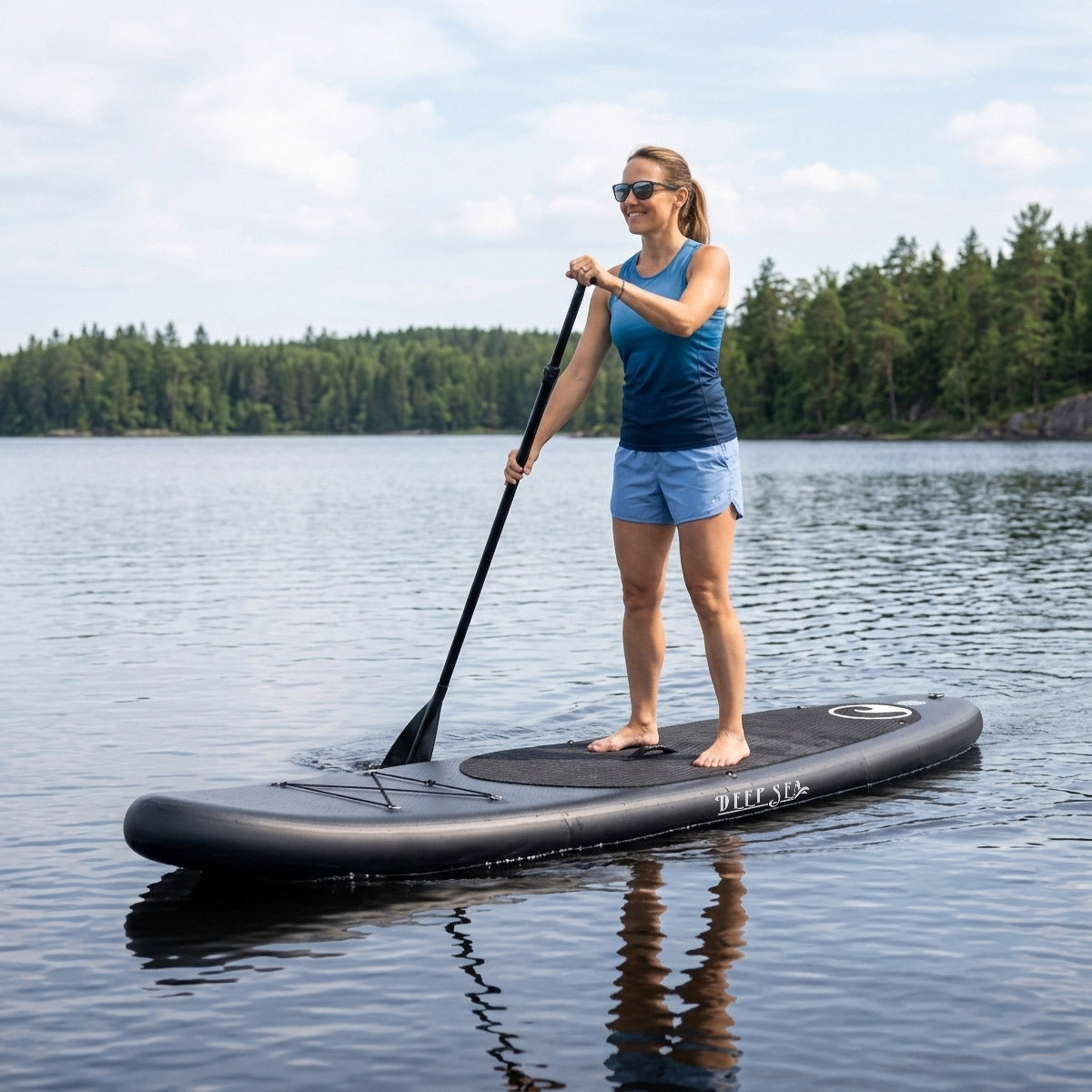
              Deep Sea SUP Board Set Pro (300cm), schwarz