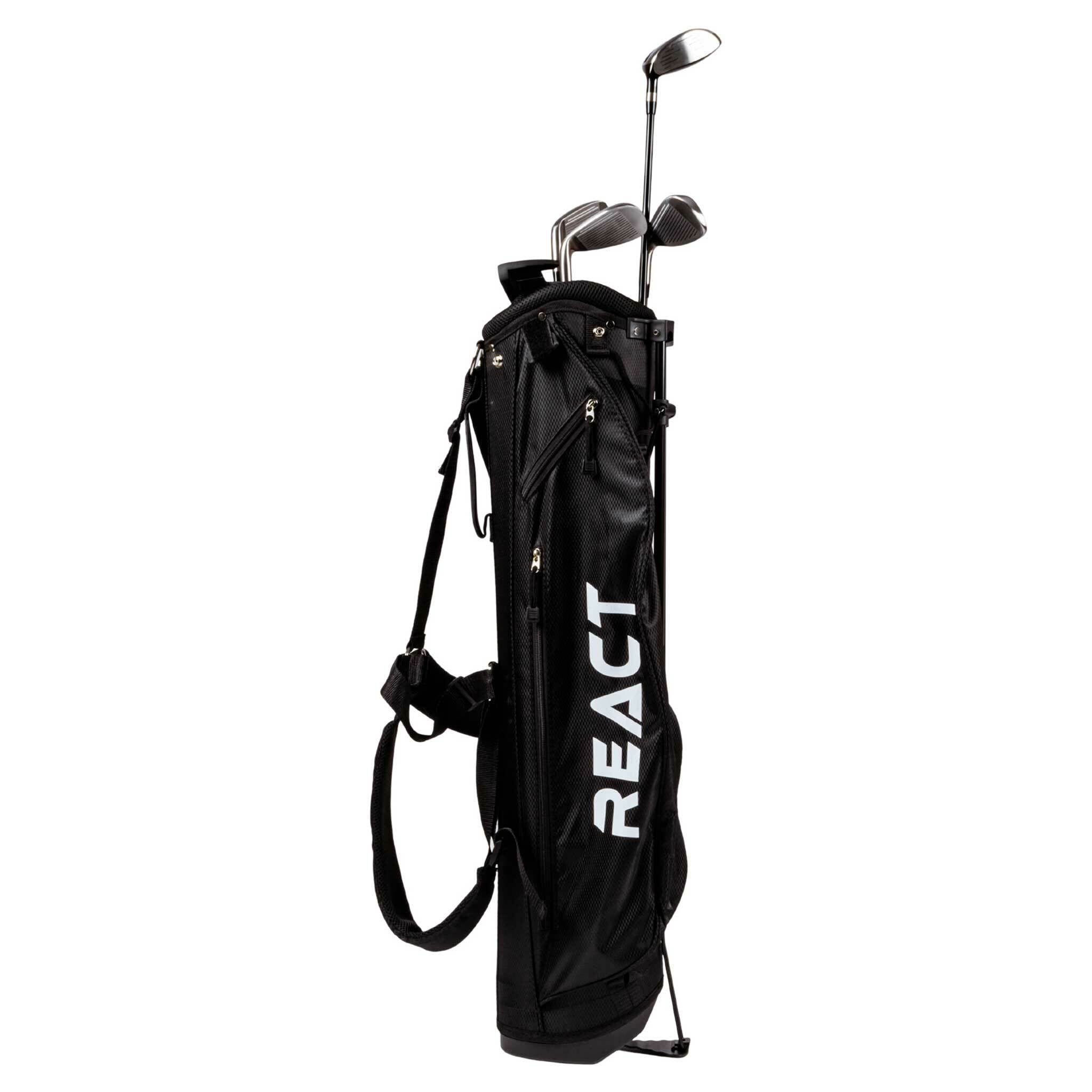 Andux Set di 4 coperture per mazze da golf in nylon e legno Andux Set di 4 coperture per mazze da golf in nylon e legno