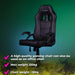 Kuura Gaming Gaming Chair Gamer, black