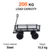 Fornorth Tuinkar 106x46x95cm