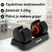 Core 2x Säädettävä käsipaino, 50kg