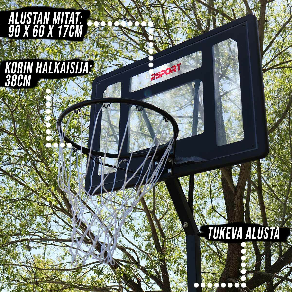 
              Nuorten koripalloteline 2,1-2,6m, Black edition - ProSport