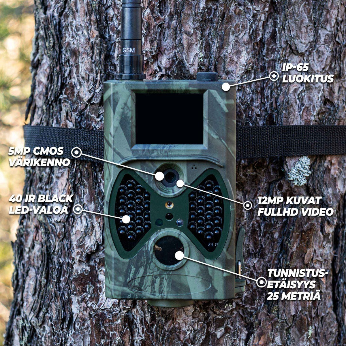 
              Trekker Riistakamerasetti 5 x Lähettävä 2G