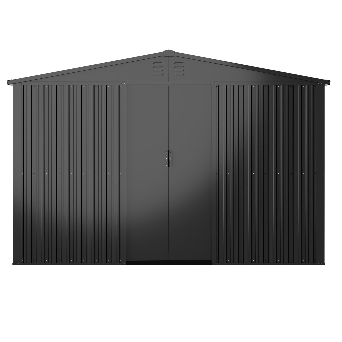 
              Fornorth Garden Shed 11m2, black