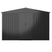 Fornorth Garden Shed 11m2, black