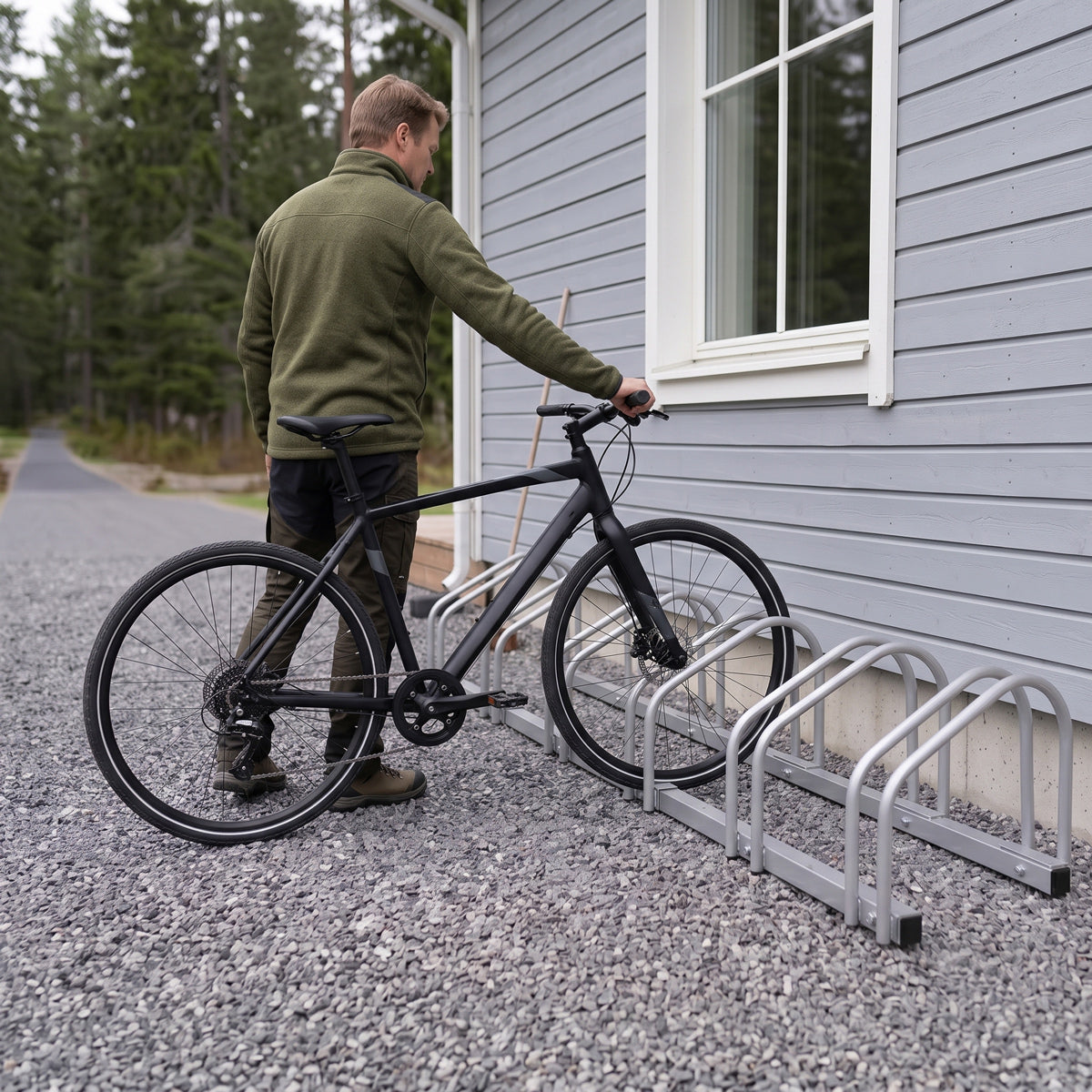 Fornorth Fahrradständer, 6-Plätze - 79,90 EUR