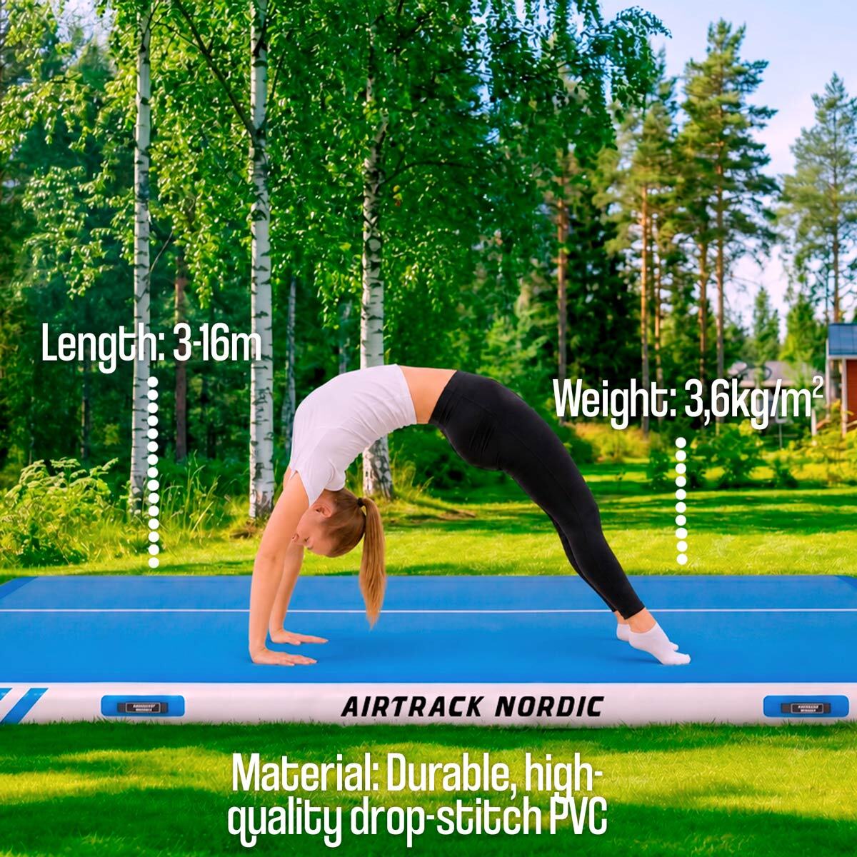 
              AirTrack Nordic Deluxe Wide, 3-16m