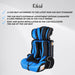Kikid Car Seat Basic 76-150cm R129, black blue
