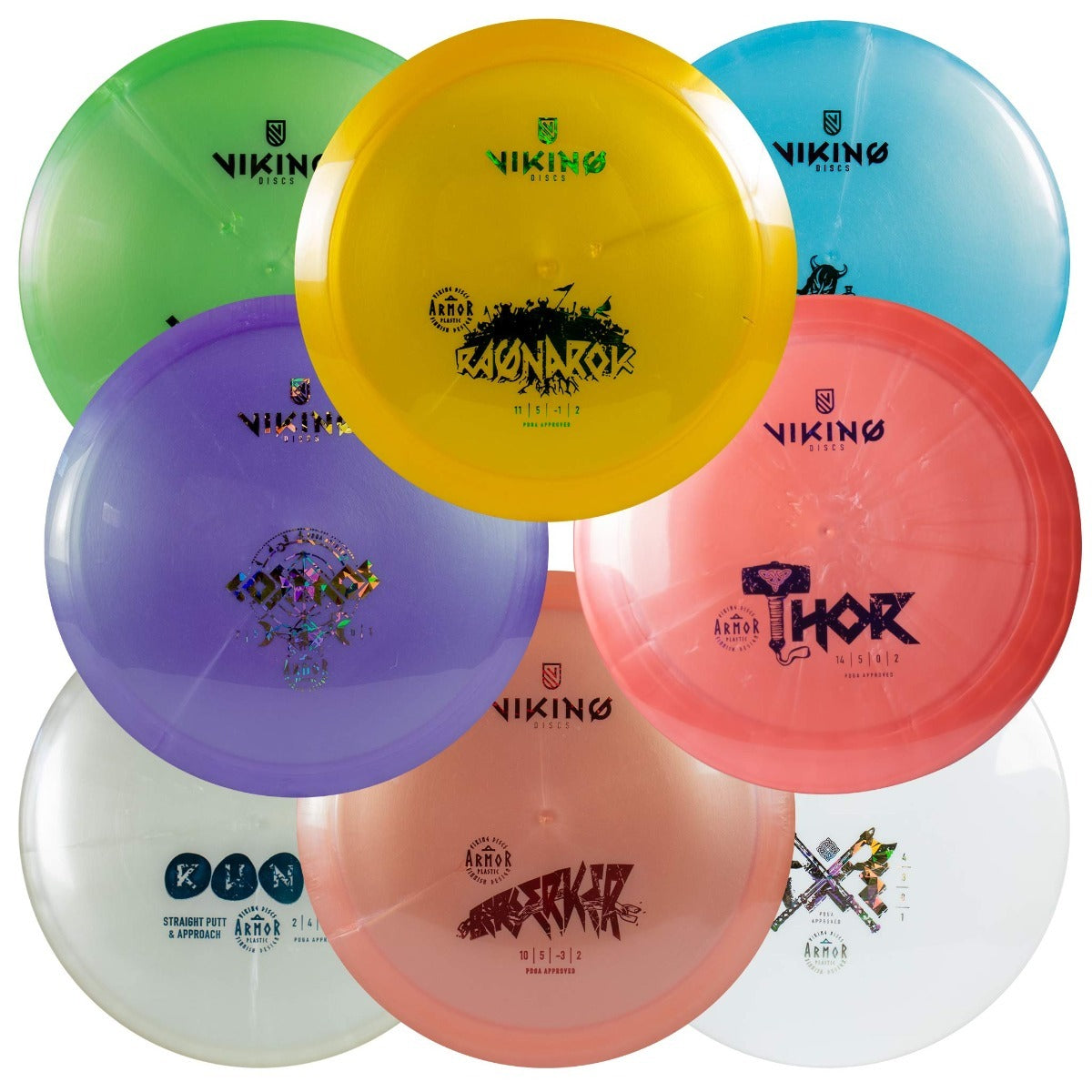 Viking Discs Set de 8 disques - Armor