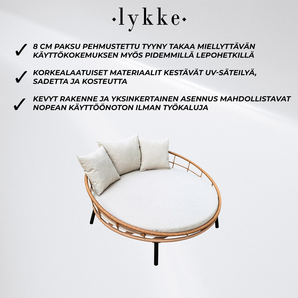 Lykke Aurinkosänky Deluxe