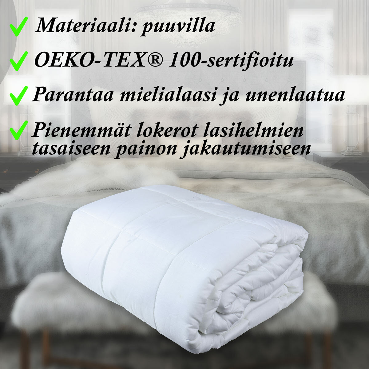 
              Lykke painopeitto, 150x200cm, 9kg