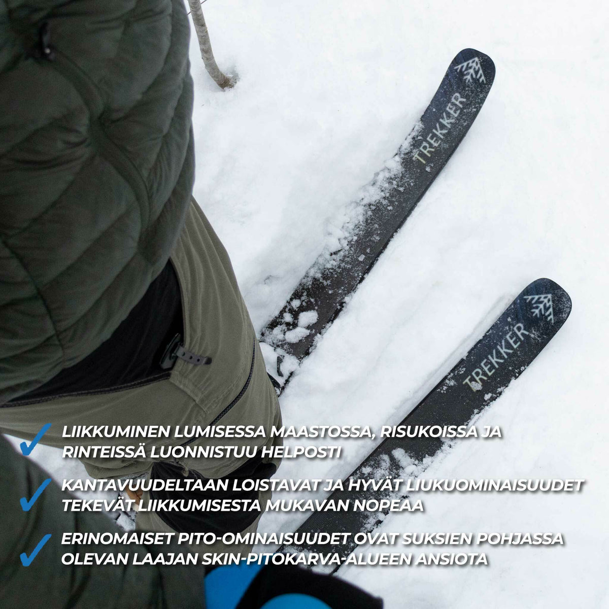 
              Trekker Liukulumikengät 160cm