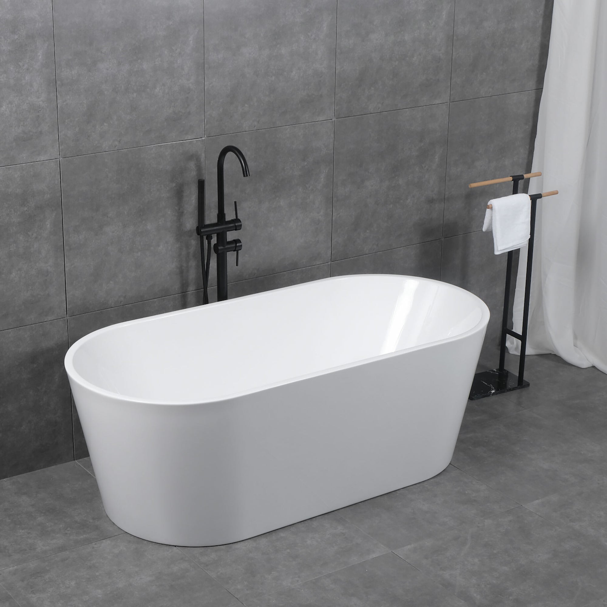 Lykke Bañera  Polar Deluxe 1600x750x580mm, Blanco