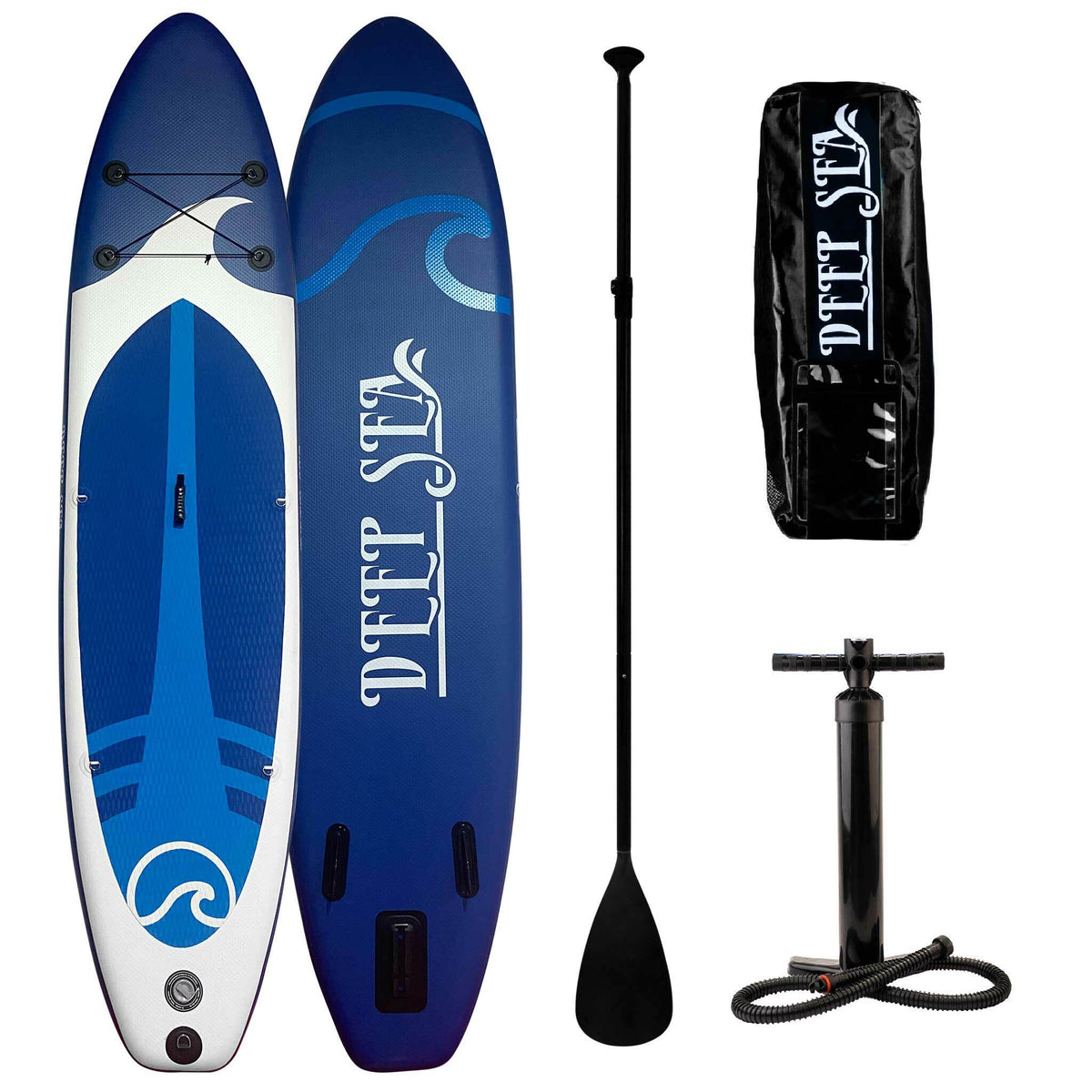 
              Deep Sea SUP Board Set XXL 330cm, Blue-White