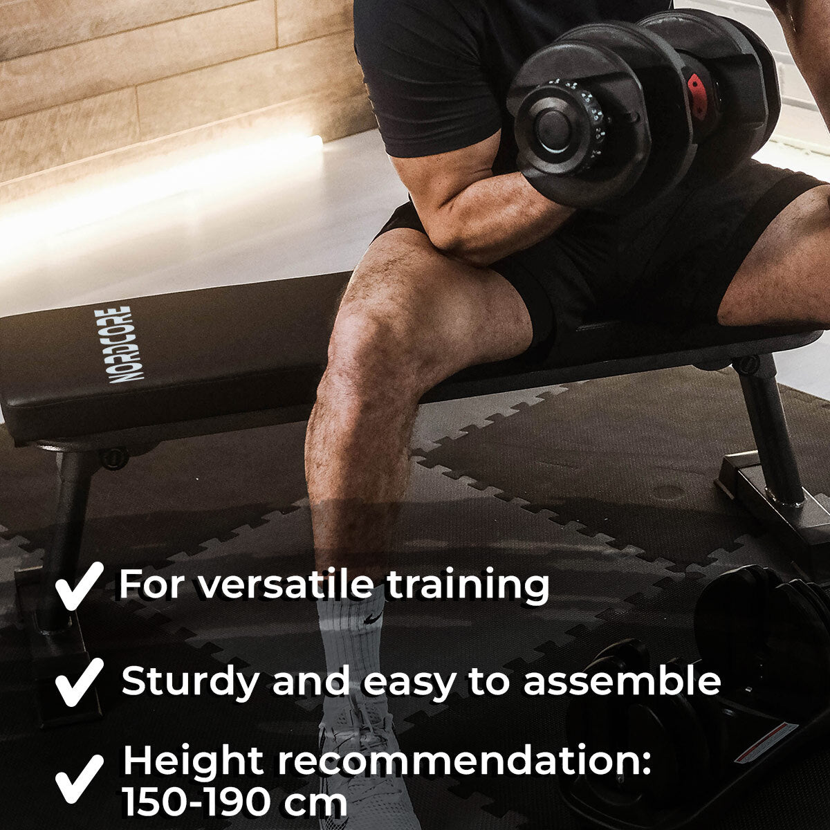 
              Nordcore fladbænk Core