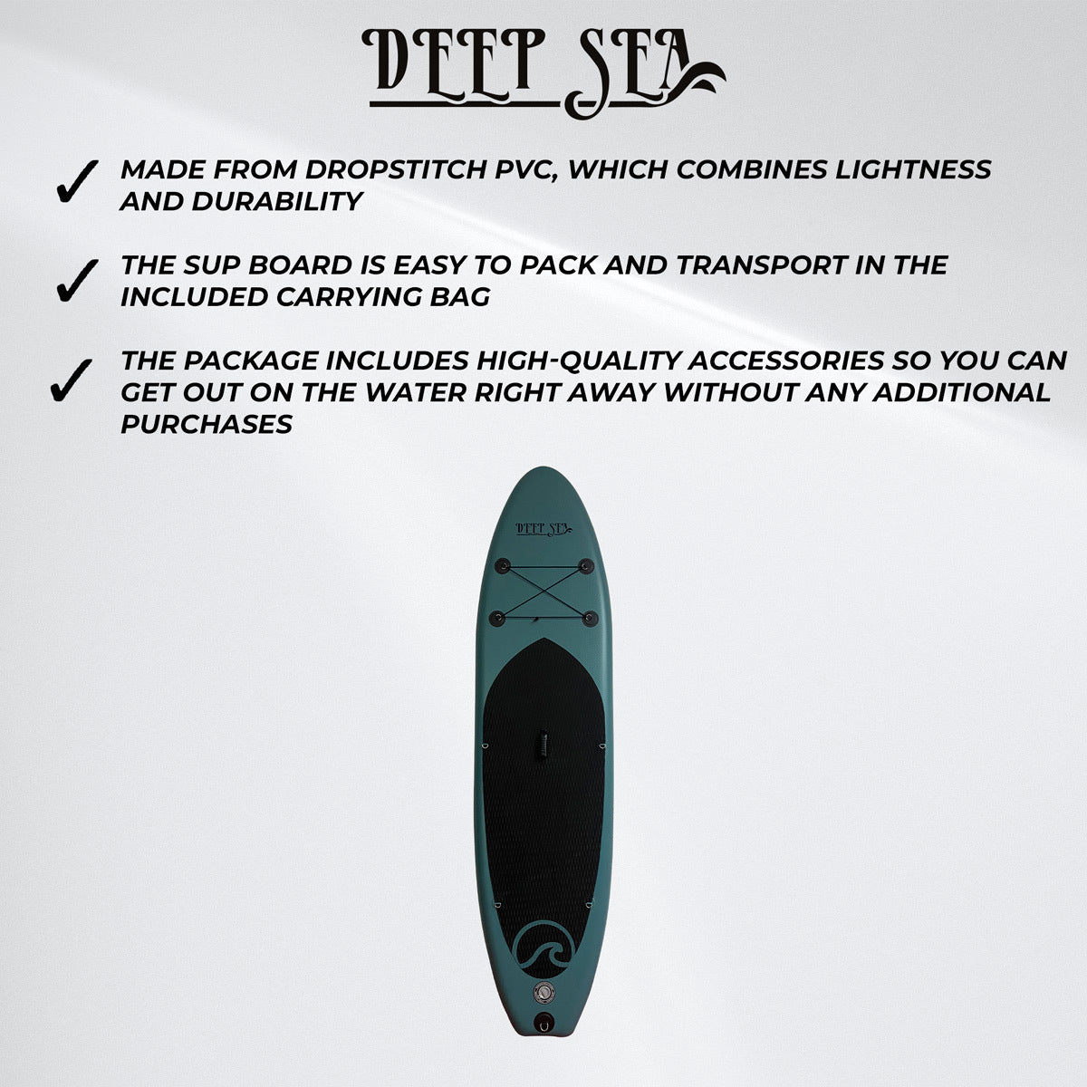 Deep Sea SUP Board Set Kayak pro 300cm, Grün