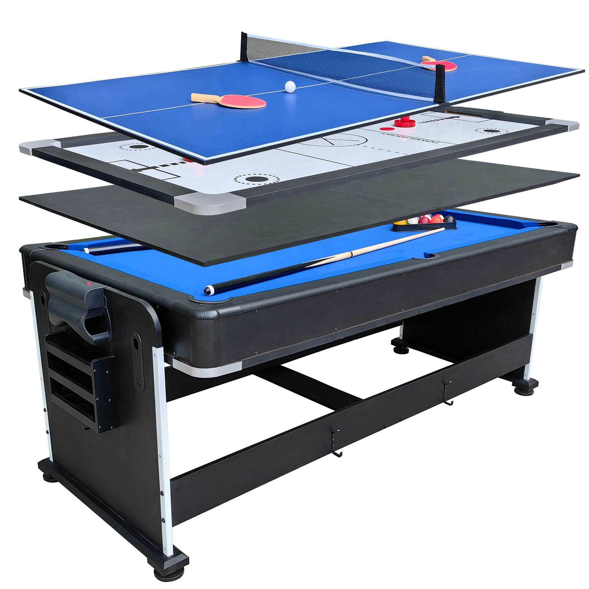 
              Blackwood Poolbord 7&#39; 4-IN-1