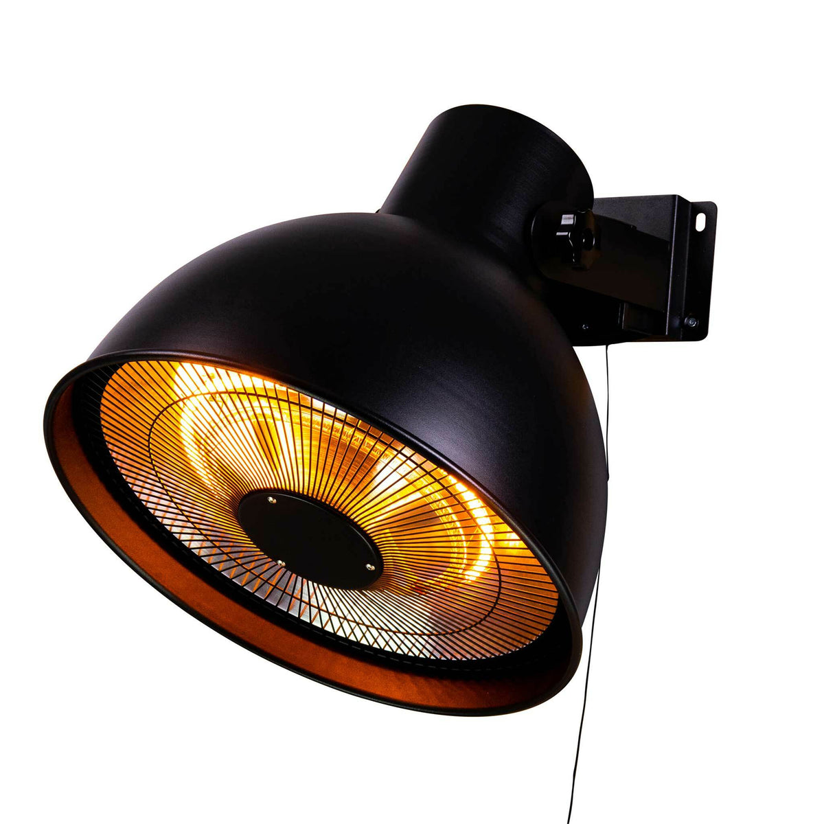 Fornorth Terrasverwarmer Wall Heater Deluxe 2000W, zwart