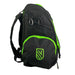 Viking Discs Rucksack Pro, Discgolf rucksack, Schwarz/Limette