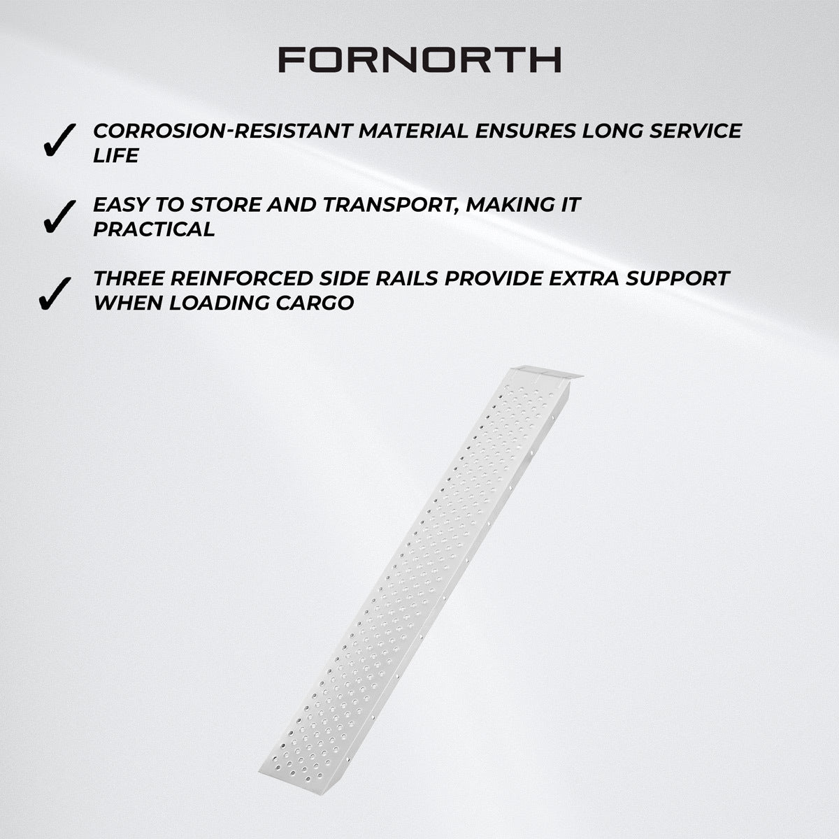 
              Fornorth Auffahrrampe 162x25x6 cm 200kg