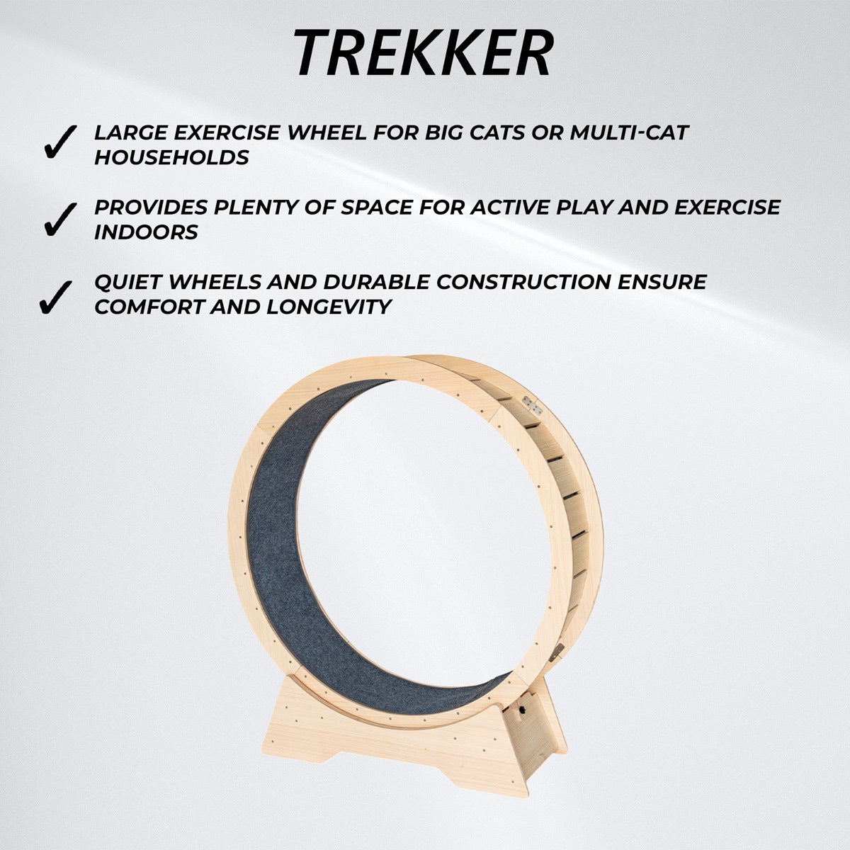 
              Trekker Katzenlaufrad XL 110x36x122cm