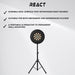 React Dartskive + Beskyttelsesring + Stativ