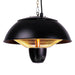 Fornorth Estufa de Exterior Ceiling Heater Original 1500W control remoto, negro