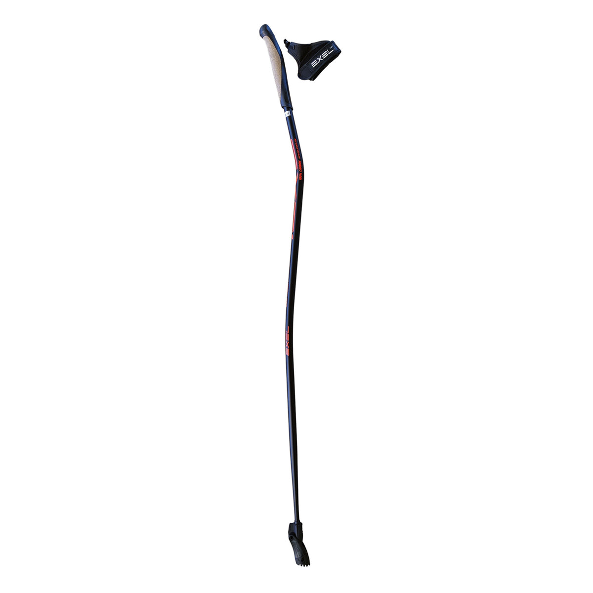 
              Exel Nordic Pro Curve Oeb Qr Nordic Walking-stok, Zwart/Rood