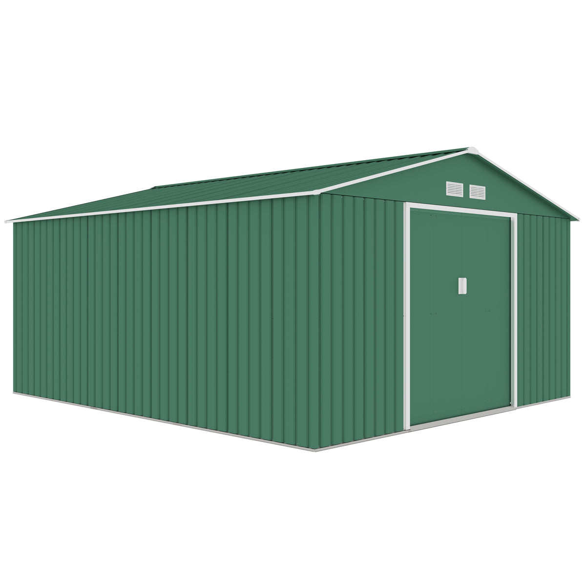 
              Fornorth Garden Shed, 12.99m2, green