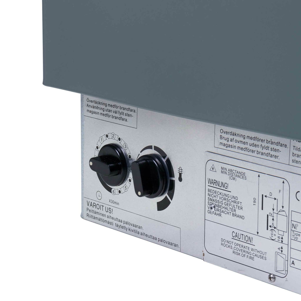 
              Vasta Saunaofen elektrisch Spark 8kw, feste regelung, 7-12m3