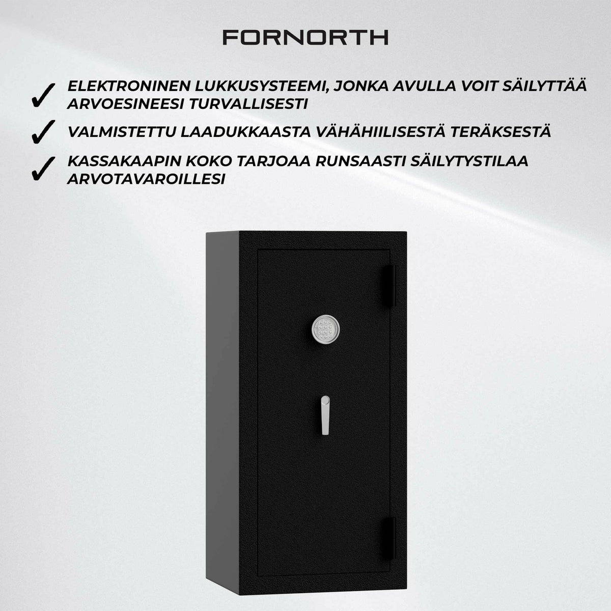 
              Fornorth Kassakaappi 1168x559x508mm