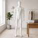 Lykke Mannequin de Couture Homme, Blanc